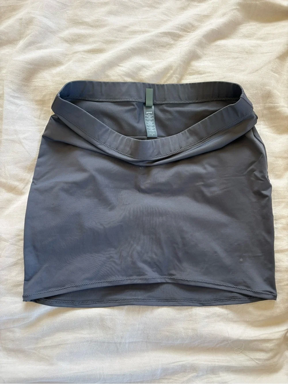SKIMS Swim Dark Gray Standard Skirt